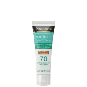 Sun Fresh Derm Care FPS 70 Pele Negra - Protetor Solar Facial 40g