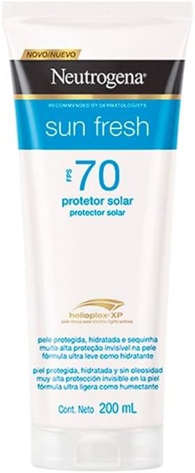 Sun Fresh Protetor Solar Corporal FPS 70, 200ml