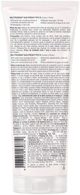 Sun Fresh Protetor Solar Corporal FPS 70, 200ml - Imagem 3