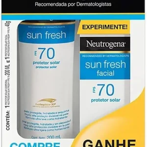 Promopack Corporal Fps70 200ml E Sun Fresh Facial Fps70 40g