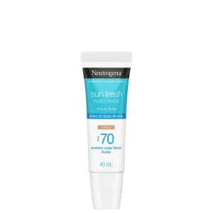 Sun Fresh Hydro Boost FPS70 Cor 2.0 - Protetor Solar Facial com Cor 40ml