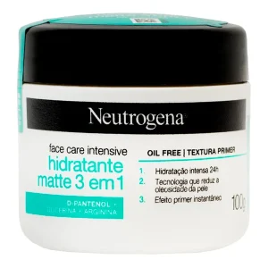 Creme Facial Hidratante Face Care Intensive Matte 3 Em 1 100g
