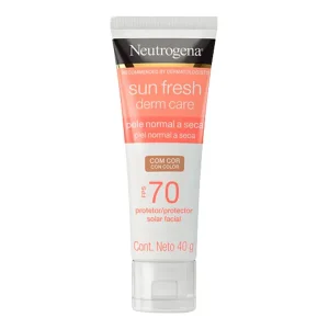 Protetor Solar Facial Sun Fresh Derm Care 70 FPS 40g