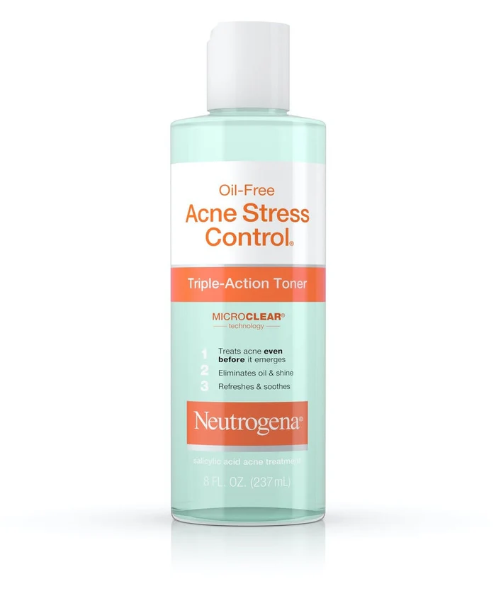 Tônico de ação tripla Oil-Free Acne Stress Control Triple-Action Toner 237ml